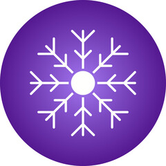 Frost icon single vector illustration