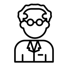 professor Line Icon