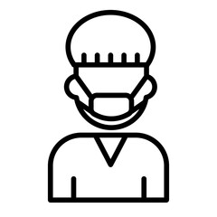 scientist Line Icon