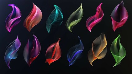 抽象的なデザインアートの背景画像