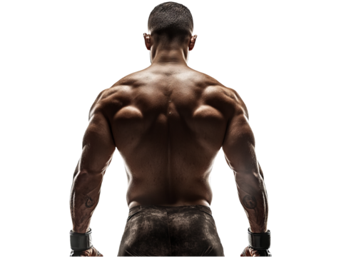 Fierce Fighter Closeup in 3D Setting with Intense Expressions