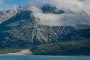 lake and mountains