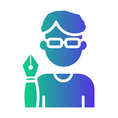 writer Gradient icon
