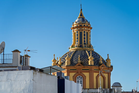 Kirche von Santa Cruz Sevilla - Iglesia de Santa Cruz Sevilla Spanien.Sitz der Bruderschaft von Santa Cruz.Parroquia
