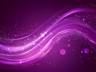Obraz premium A starry purple sky abstract background featuring twinkling lights and gradients