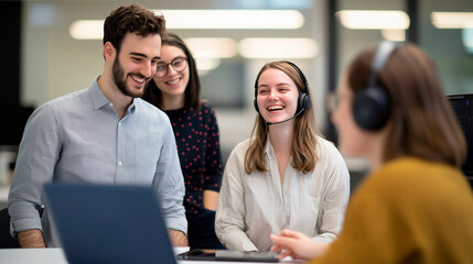 Modern Startup Office Collaboration among Young Professionals