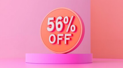 56% off sale discount promotion offer.