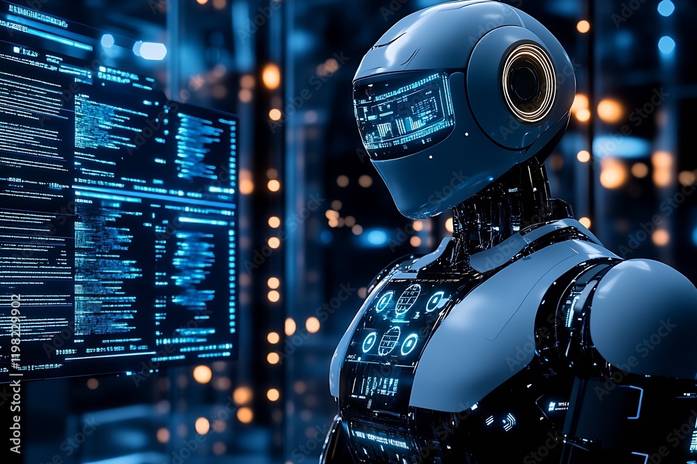 Poster Advanced Humanoid Robot Interacting with Digital Interface in Cyber World : Generative AI