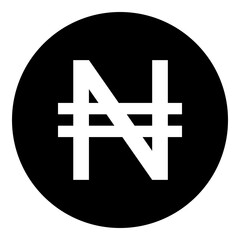 Nigeria Naira Currency Symbol Glyph Icon