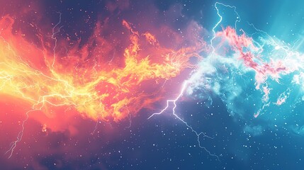 Obraz premium _Background_of_an_abstract_digital_pattern_with