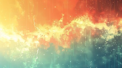 Fototapeta premium _Background_of_an_abstract_digital_pattern_with