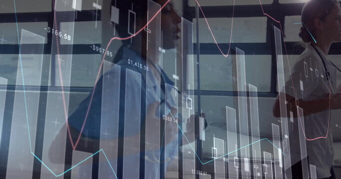 Image of financial data processing over diverse doctors