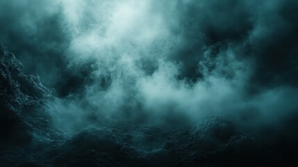 Dark stormy cloudscape, night sky, atmospheric, moody background, graphic design