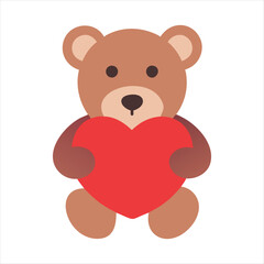 Teddy bear silhouette vector design