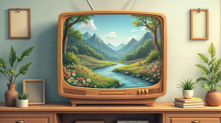 Fototapeta premium tv
