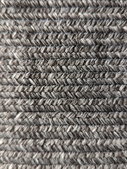 Detail of hand-woven natural fiber rug, natural fibers concept