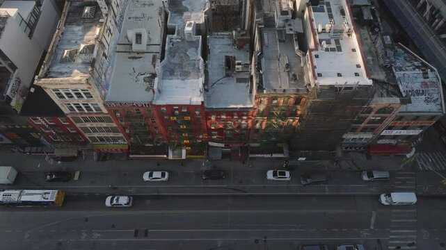 Aerial view of Chinatown