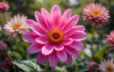 Fototapeta premium pink flower