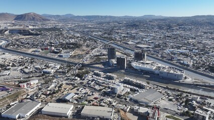 Tijuana, México vista desde el cielo