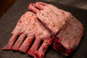 Seasoned French Rack of Lamb