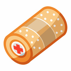 Colorful Graphics of a Medizinische Bandage -Vector Illustration