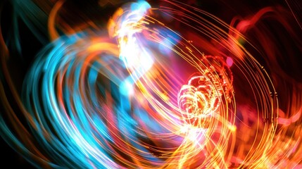Abstract Light Trails