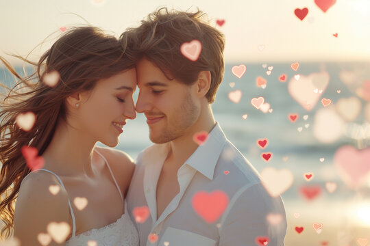 Romantic Couples at Sunset: Capturing Love, Intimacy, and Passion