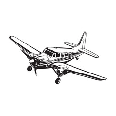 airplane isolated on white
