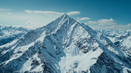Naklejka premium Breathtaking Mountain Peaks: An Exciting Travel Package to Explore Majestic Natural Landscapes