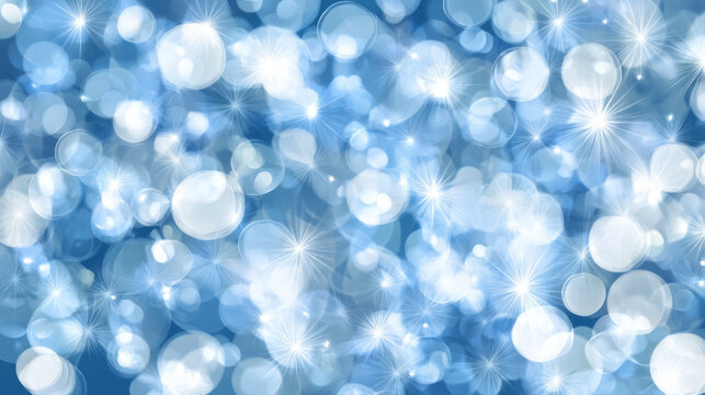 Elegant blue and white release background, rendering effect, suitable for speeches or corporate meetings
