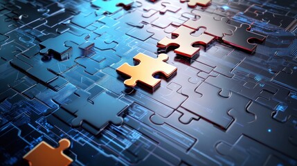 Abstract Puzzle Solution: Connecting the Dots in a Digital World