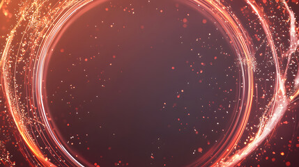 Obraz premium Dynamic swirling lights abstract background digital art modern design high-contrast colors energy concept