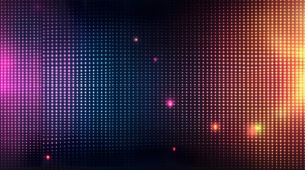 Abstract Colorful Light Pattern Digital Design