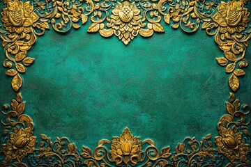 3D wallpaper with a stretched ceiling decorativ