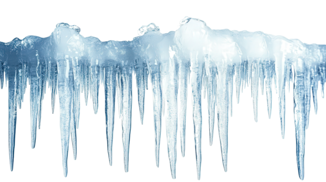 icicles  isolated, transparent, png, background - Powered by Adobe