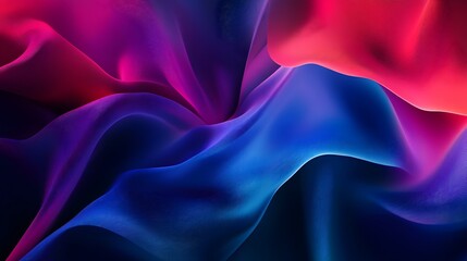 Abstract Colorful Waves Flowing Design