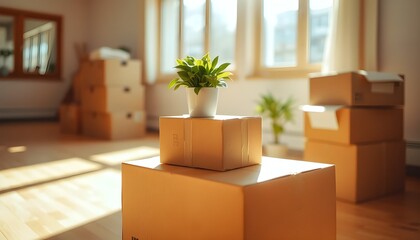 New Beginnings: A Family Settling into Their Dream Home