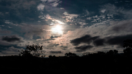  Atardecer horizonte en la Amazonía