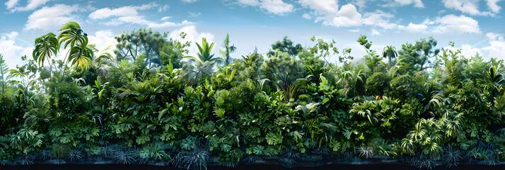 Visual Transition of Flora Across Latitudinal Zones from Tropical Rainforest to Arctic Tundra