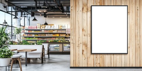 Effective advertising solution for supermarkets and retail environments.