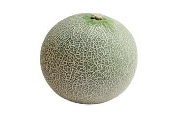 Fresh Whole Cantaloupe Melon  Highlighting Natural Texture and Organic Produce