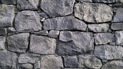 Obraz premium Gray stone wall texture background.