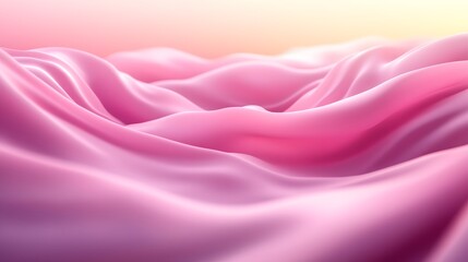 Obraz premium Pink Silk Draped Fabric Abstract Background