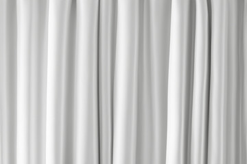 gray silk fabric, delicate satin with soft pleats for designer, text mockup, cards, luxury concept. Smooth elegant golden silk or satin texture can use as background. Retro style