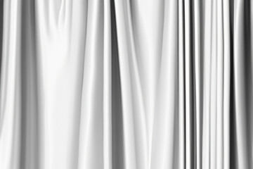 gray silk fabric, delicate satin with soft pleats for designer, text mockup, cards, luxury concept. Smooth elegant golden silk or satin texture can use as background. Retro style