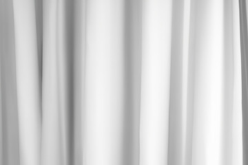 Obraz premium gray silk fabric, delicate satin with soft pleats for designer, text mockup, cards, luxury concept. Smooth elegant golden silk or satin texture can use as background. Retro style