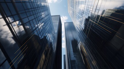 Majestic Skyscrapers Reaching for the Sky