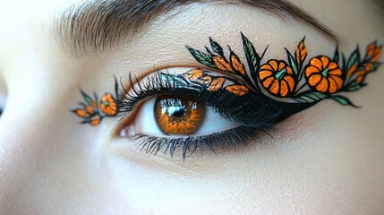 Autumnal Eye Makeup: Pumpkin Spice and Everything Nice