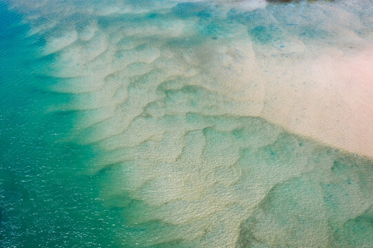 Aerial abstract of the sea, Gold Coast, Queensland