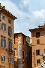 Charming Roman Architecture Under a Sunny Sky